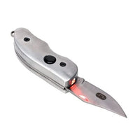 NAVAJA DE BOLSILLO CON BOTÓN DE LUZ LED ROJA MOD. TU22